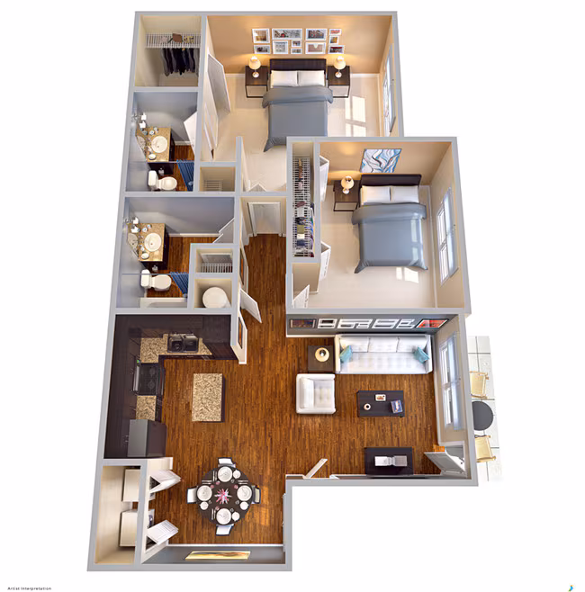 The Mustang 2609 floor plan